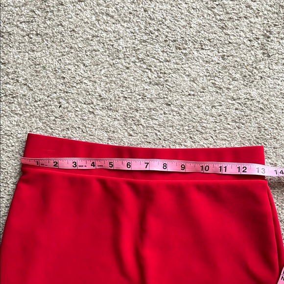 New Mix Red Pencil Skirt Knee-Length Work - Picture 5 of 5
